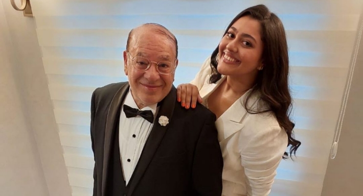 صلاح عبد الله وابنته