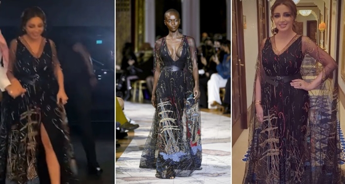 إطلالة أنغام في حفل جدة 