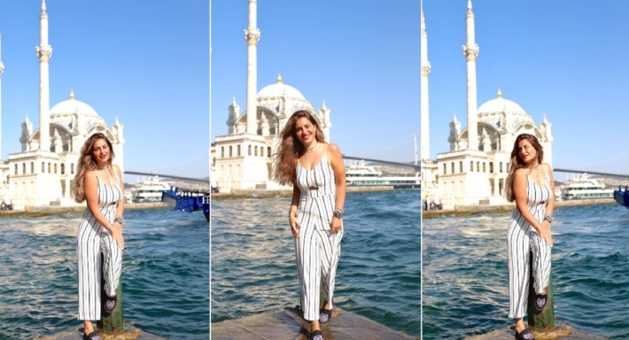 منة فضالي تقف على ملتقى بحرين في صورها الأخيرة من تركيا | ألبوم | في الفن