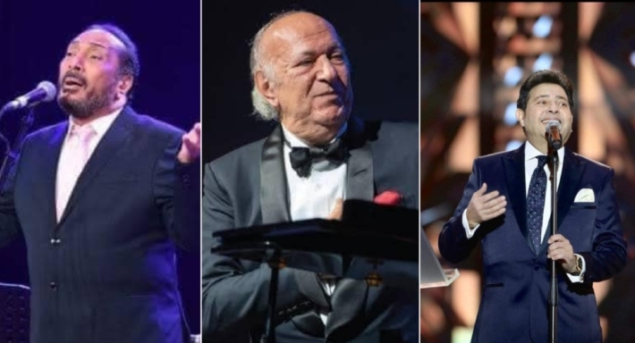 عمر خيرت وعلي الحجار وهاني شاكر