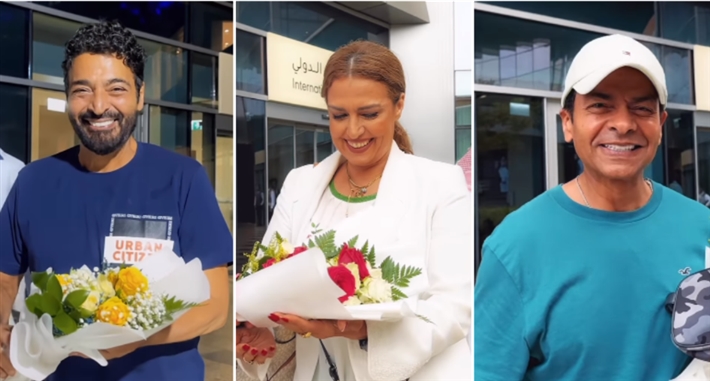 محمد محيي وسيمون وحميد الشاعري