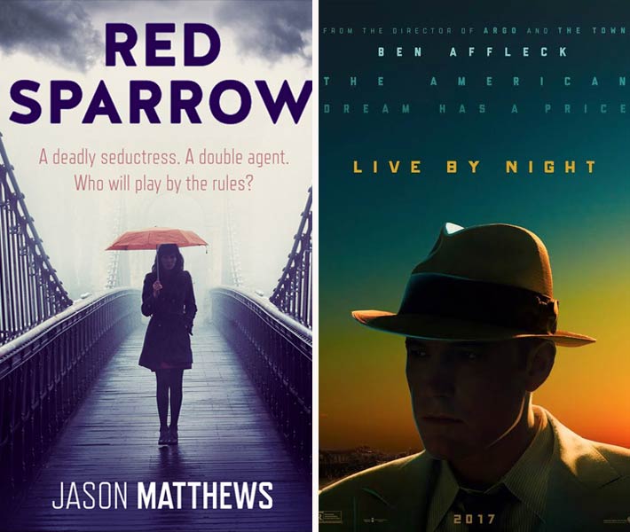فيلمي live by night وRed Sparrow