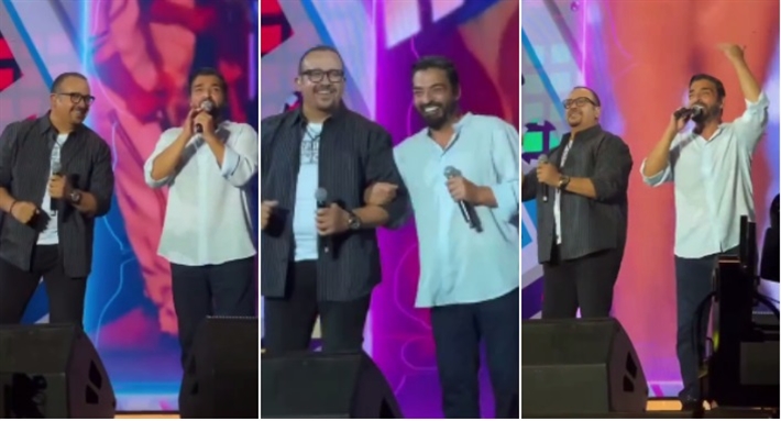 حميد الشاعري وهشام عباس