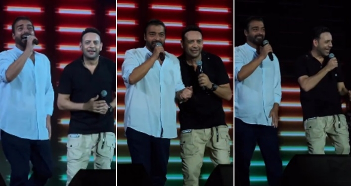 حميد الشاعري ومصطفى قمر