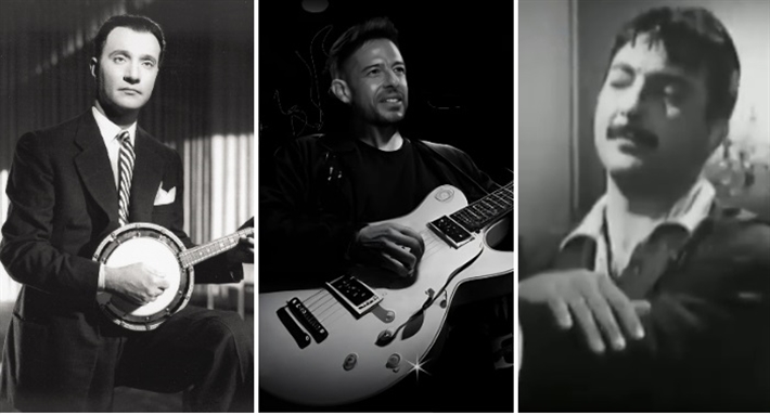 رشدي أباظة ومحمد حماقي ومحمد عبد الوهاب