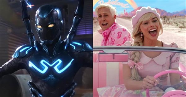 فيلم blue beetle يتغلب على barbie