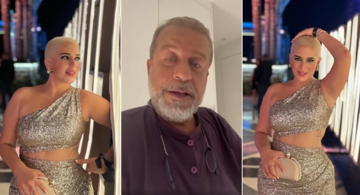 شريف منير وابنته أسما