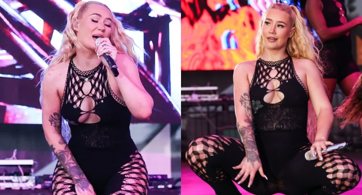 تمزق بنطال إيجي أزيليا ووقف حفلها في الرياض