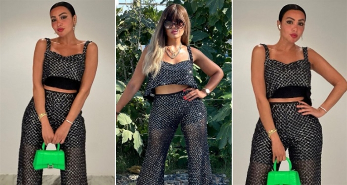 ميرهان حسين والموديل الأصلي