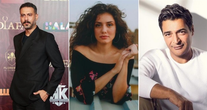 محمد فراج وحميد الشاعري وجيهان الشماشرجي