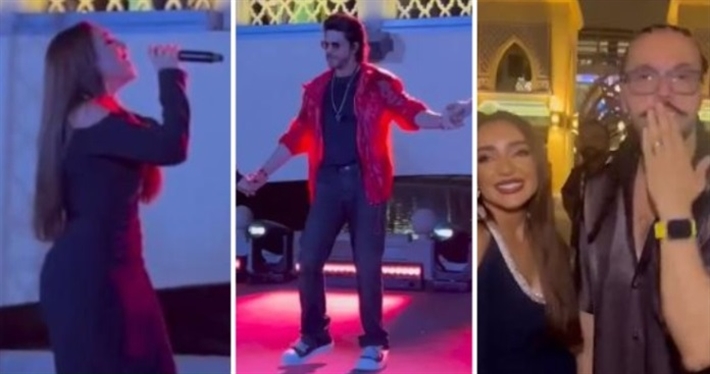 شاروخان مع الجريني وزوجته