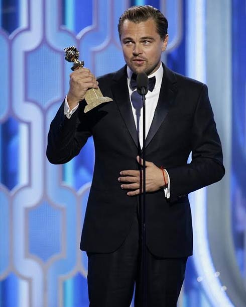 ليوناردو دي كابريو في حفل &quot;جولدن جلوب&quot; 2016