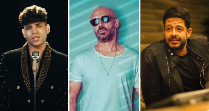 محمد حماقي ومحمد يحيى وكرستيانو