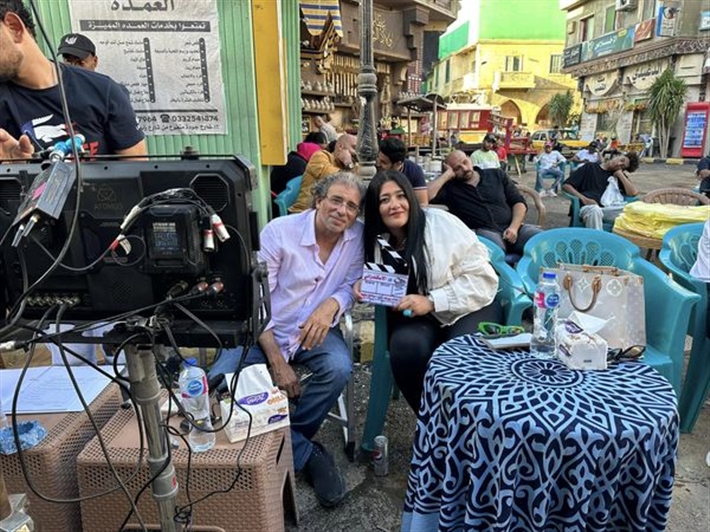 خالد يوسف وزوجته شاليمار