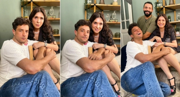 أحمد الفيشاوي ودينا