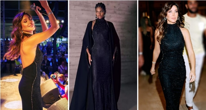 نانسي عجرم وفستانها في شرم الشيخ