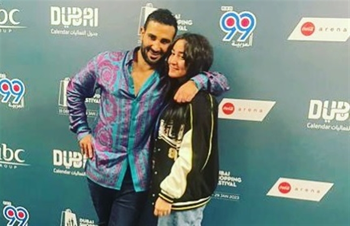 أحمد سعد وابنته