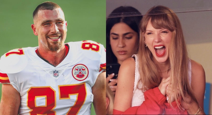 تايلور سويفت تؤكد علاقتها بلاعب كرة القدم ترافيس كيلس