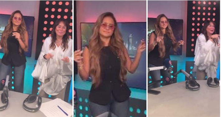 نيللي كريم ترقص مع إنجي علي