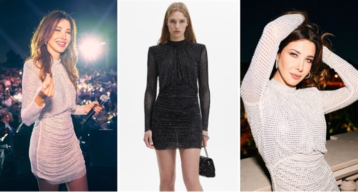 نانسي عجرم وفستانها