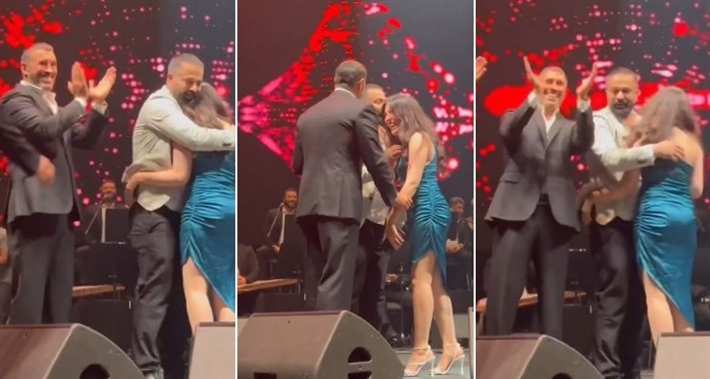 كاظم الساهر في حفله بألمانيا