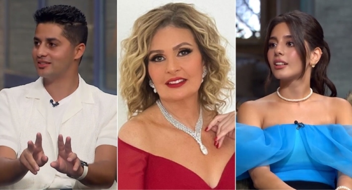 يسرا ومايان السيد ومصطفى عنبة