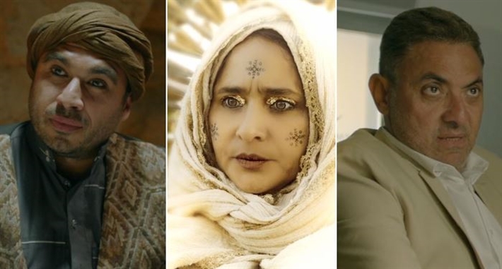 نيللي كريم وفتحي عبد الوهاب وهشام عاشور