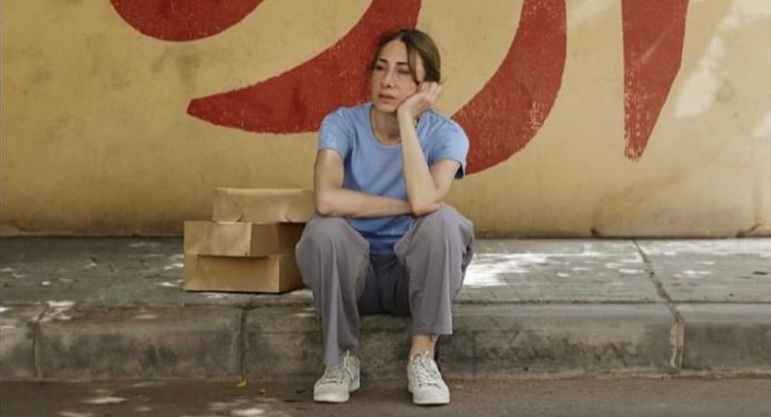 دايموند عبود على الملصق الدعائي لـ أرزة