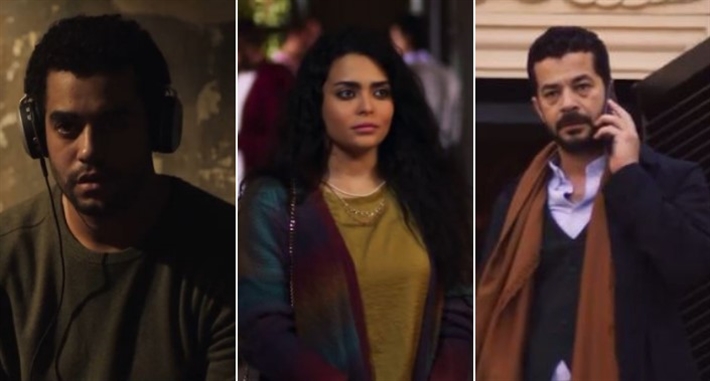 شريف سلامة وأسماء جلال وخالد أنور