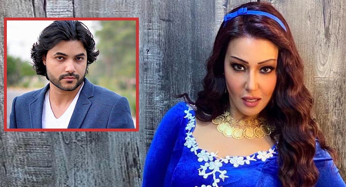 سمية الخشاب والمؤلف محمود حمدان