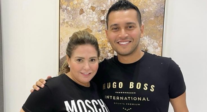 صابرين وابنها نور