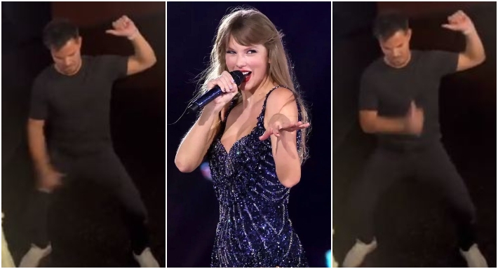 تايلور لوتنر يحتفل بفيلم تايلور سويفت بالرقص في السينما