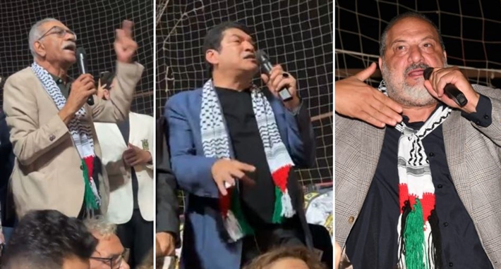 نجوم الفن في وقفة تضامنية مع غزة