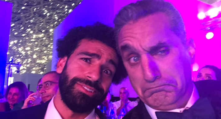 باسم يوسف ومحمد صلاح 