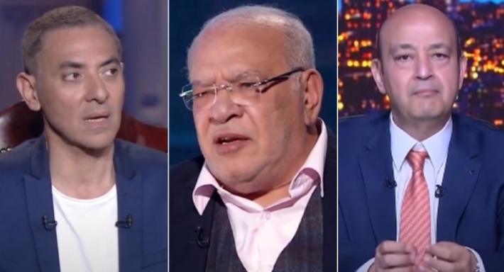 عمرو أديب وصلاح عبد الله وفتحي عبد الوهاب