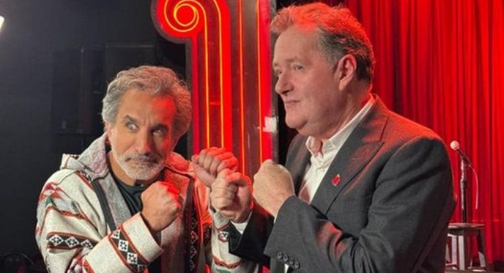 باسم يوسف وبيرس مورجان