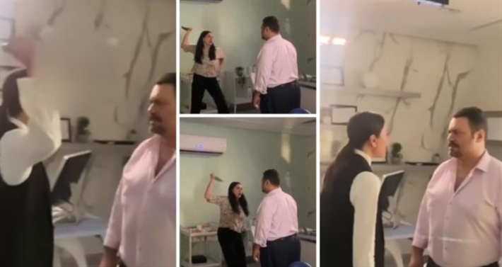 صور من الفيديو المتداول