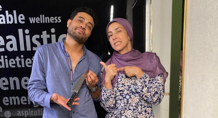 حنان مطاوع وأحمد ماجد