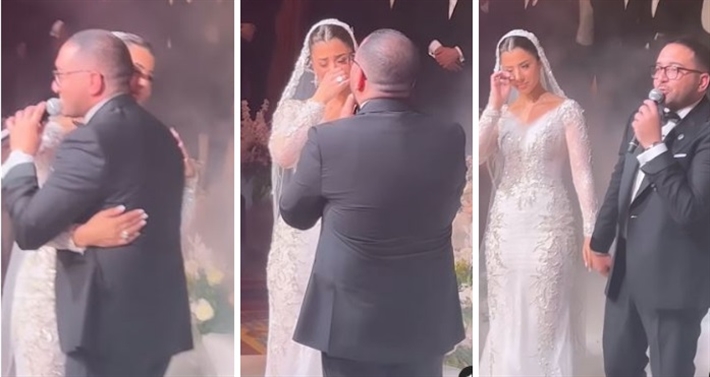 تأثر لمى أثناء غناء أحمد محمد ثروت