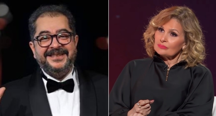 طارق عبد العزيز ويسرا