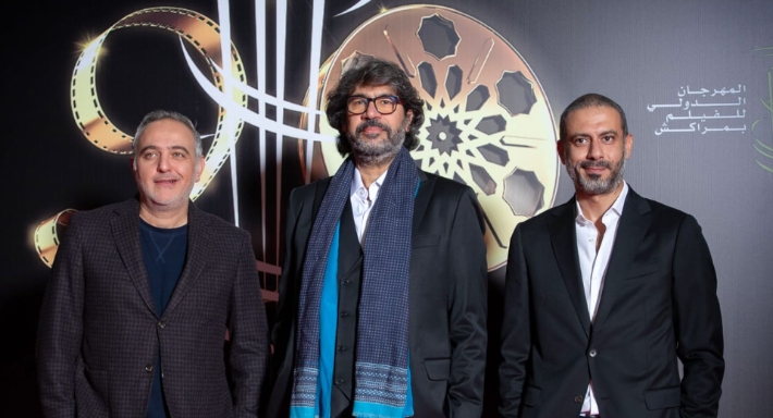محمد فراج والمخرج عمر هلال ومحمد حفظي