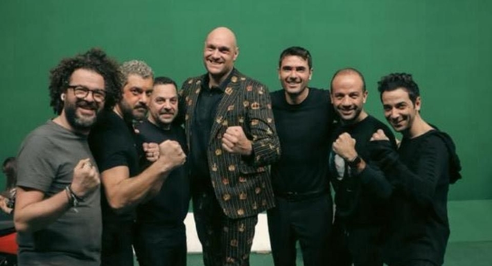 تايسون فيوري في كواليس ولاد رزق 3 