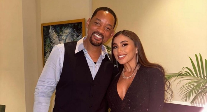 دينا الشربيني وويل سميث