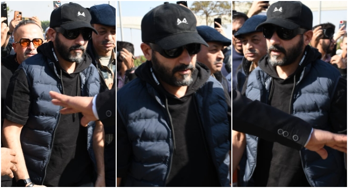 أحمد حلمي في جنازة أشرف عبد الغفور