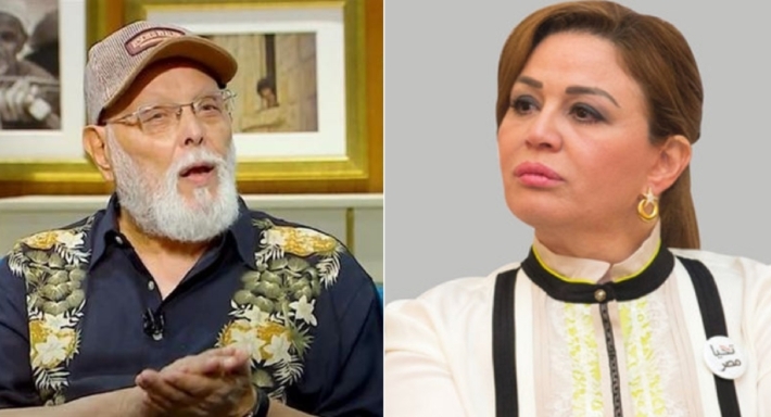 إلهام شاهين وأشرف عبد الغفور