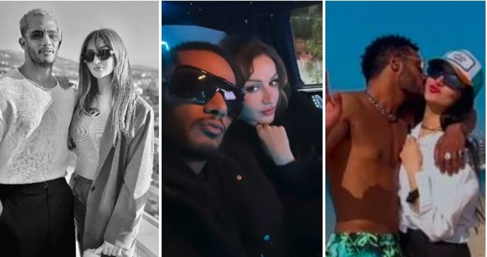 محمد رمضان وزوجته