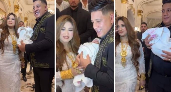 حمو بيكا وزوجته وابنته