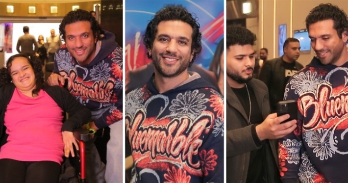 حسن الرداد مع الجمهور في السينما