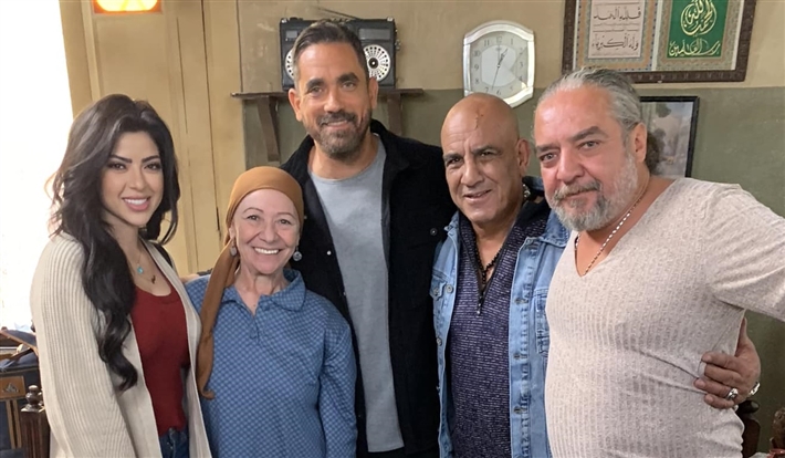 أول صورة من كواليس مسلسل بيت الرفاعي
