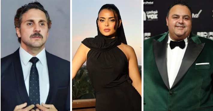 شيكو وأسماء جلال وهشام ماجد